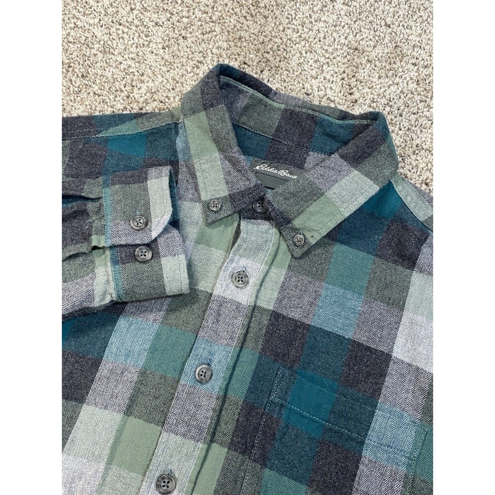 Eddie Bauer Flannel Shirt Men’s M Lumberjack Outdoors Gorpcore Hiking Plaid